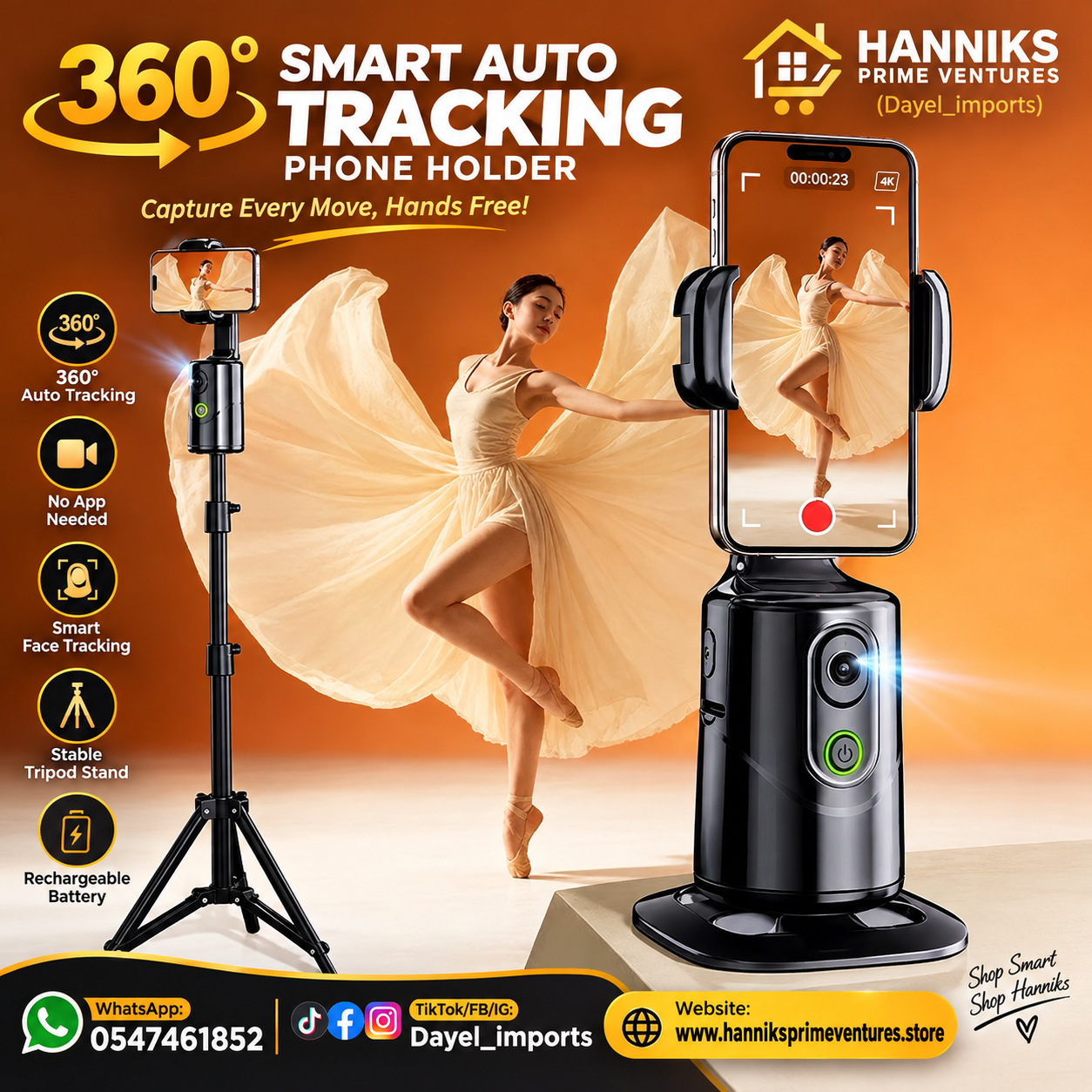 360 AI smart tracker