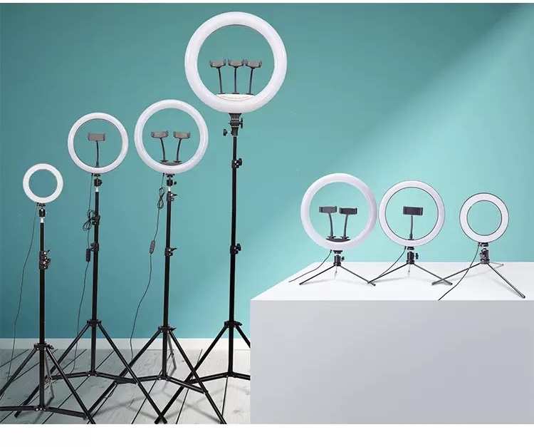 14” ring light with tripod stand