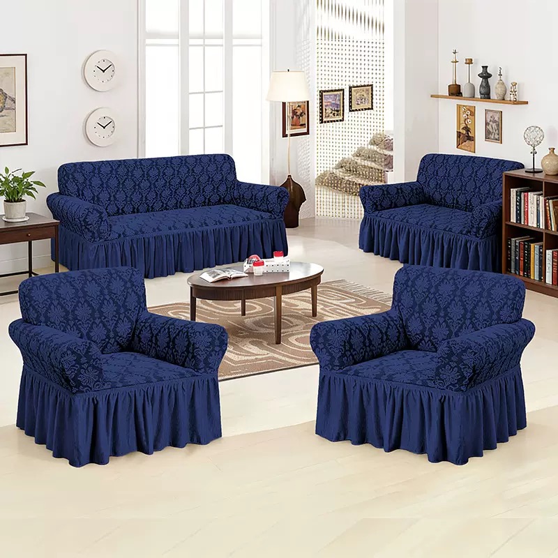 Bubble Jacquard Sofa Cover Set